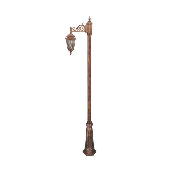 چراغ تکشاخه حیاطی و پارکی تکشیدفام مدل معبد ویسپر کد 91200-7415